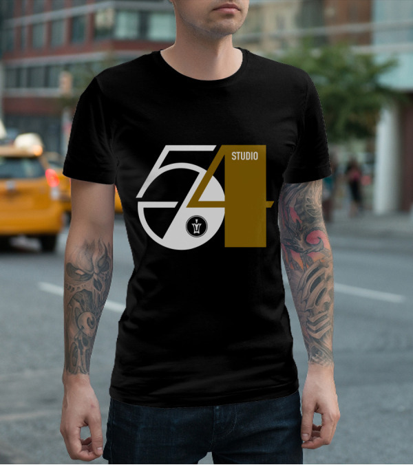 STUDIO 54 DISCO WITH VINTAGE STYLE RECORD LABEL T-Shirt
