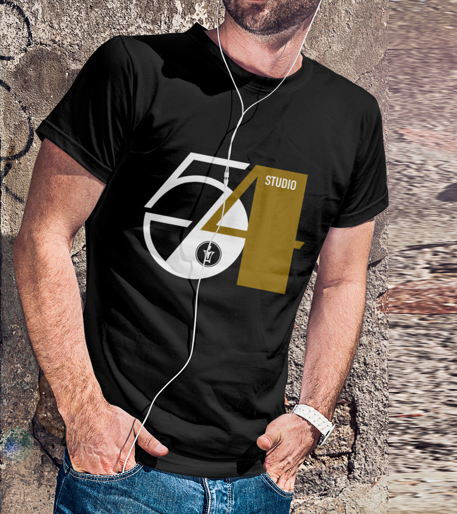 STUDIO 54 DISCO WITH VINTAGE STYLE RECORD LABEL T-Shirt