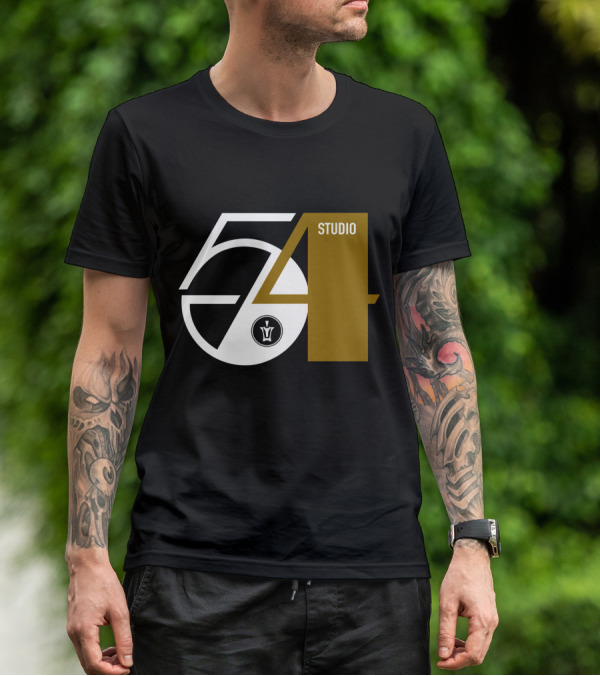 STUDIO 54 DISCO WITH VINTAGE STYLE RECORD LABEL T-Shirt