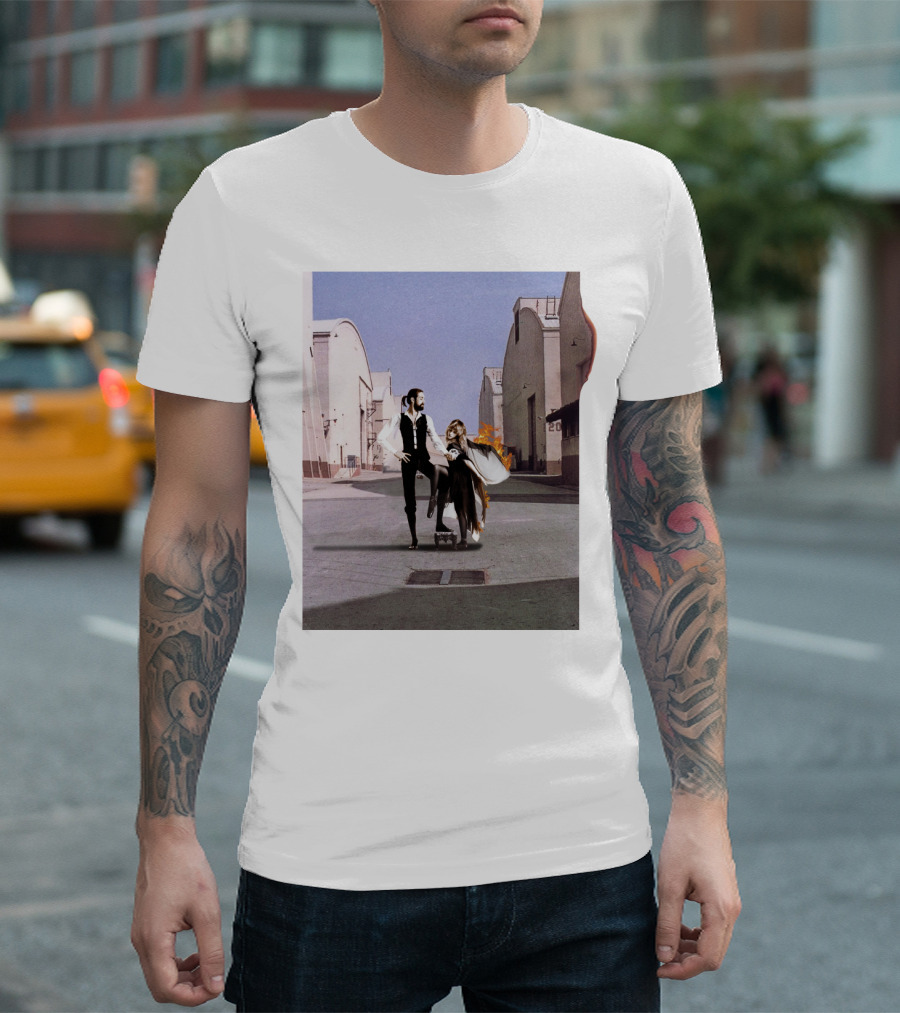 Rumours Wish You Were Here Pink Floyd Fleetwood Mac Vintage Fusion T-Shirt
