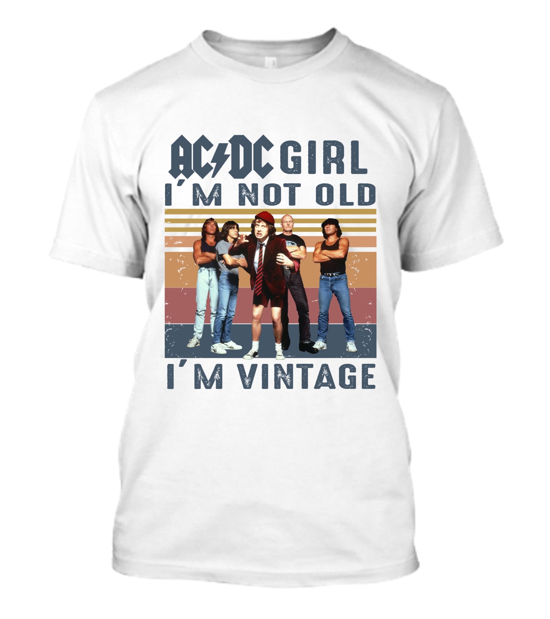ACDC Girl I'm Not Old I'm Vintage T-Shirt