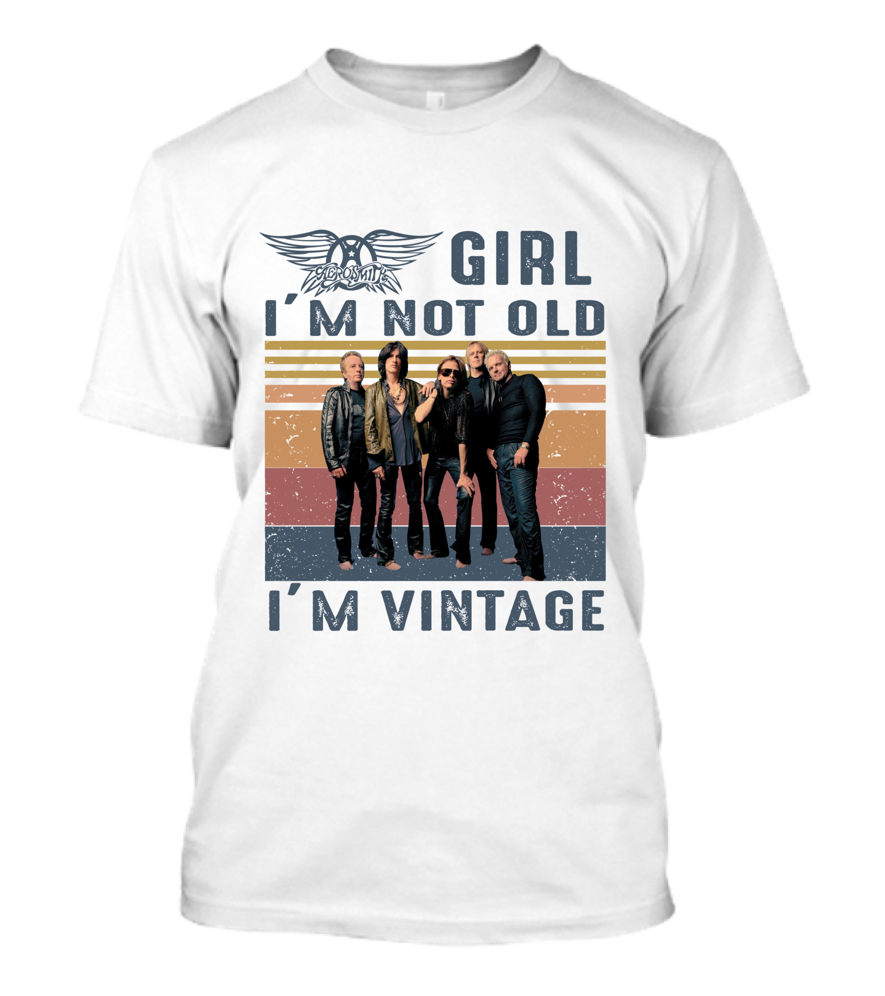 Aerosmith Girl I'm Not Old I'm Vintage T-Shirt