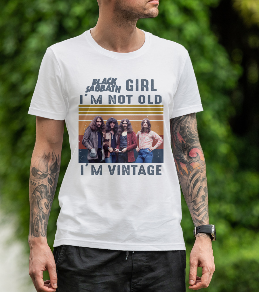 Black Sabbath Girl I'm Not Old I'm Vintage T-Shirt