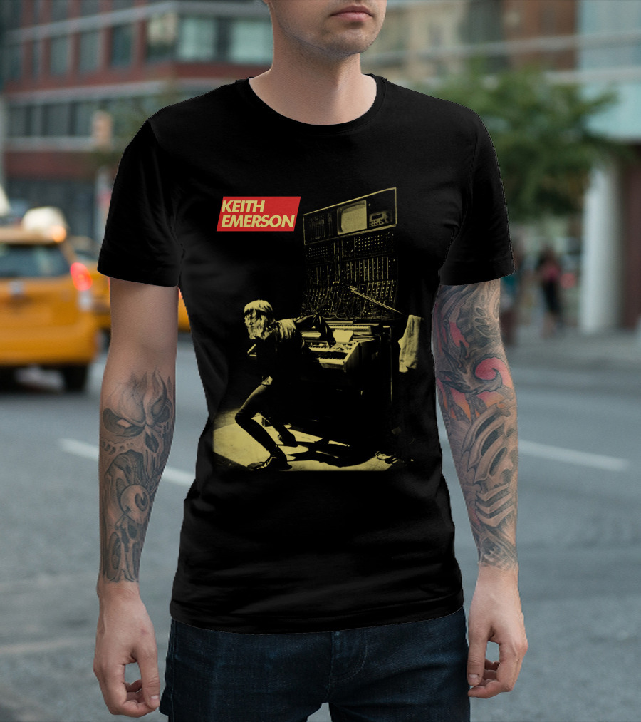 Keith Emerson Vintage Synthesizer Performance T-Shirt