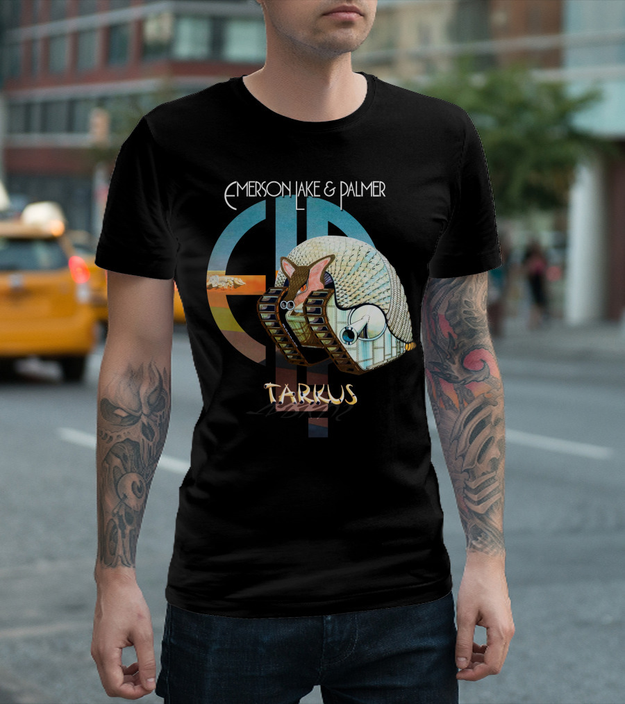 Emerson Lake and Palmer Tarkus Armadillo Tank T-Shirt