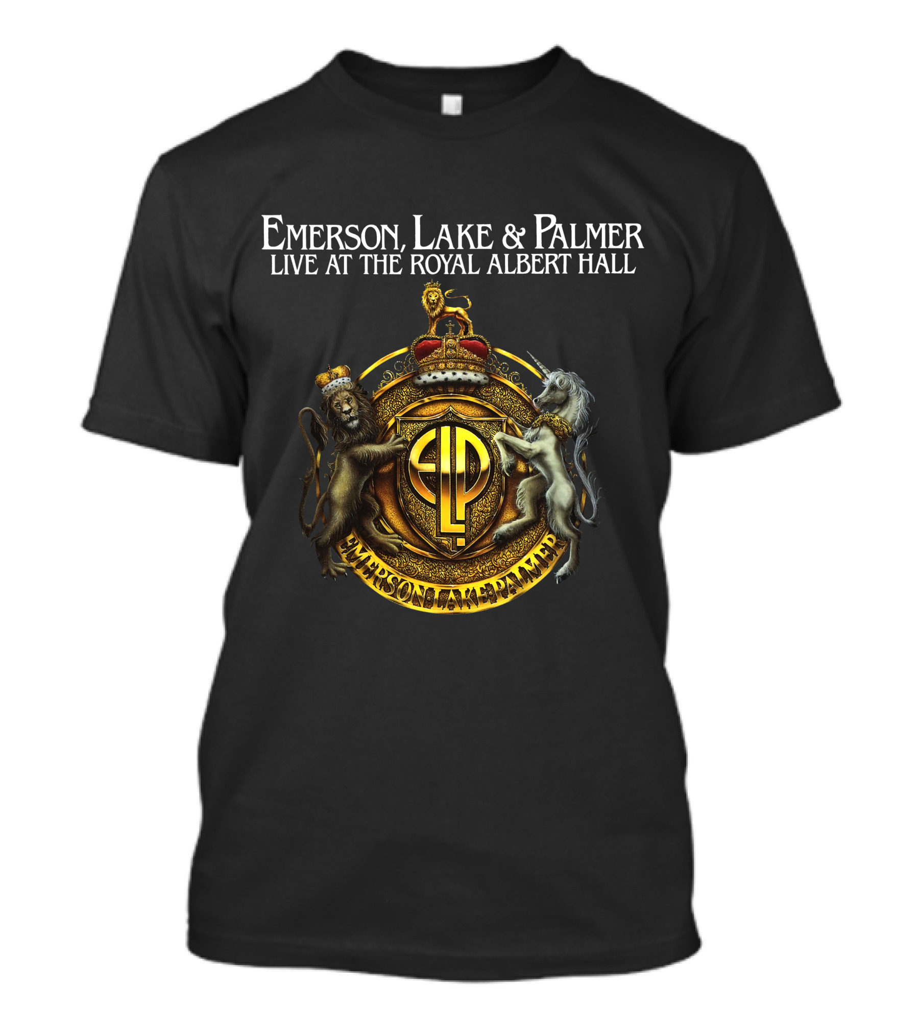 Emerson Lake And Palmer Live At The Royal Albert Hall Crest T-Shirt