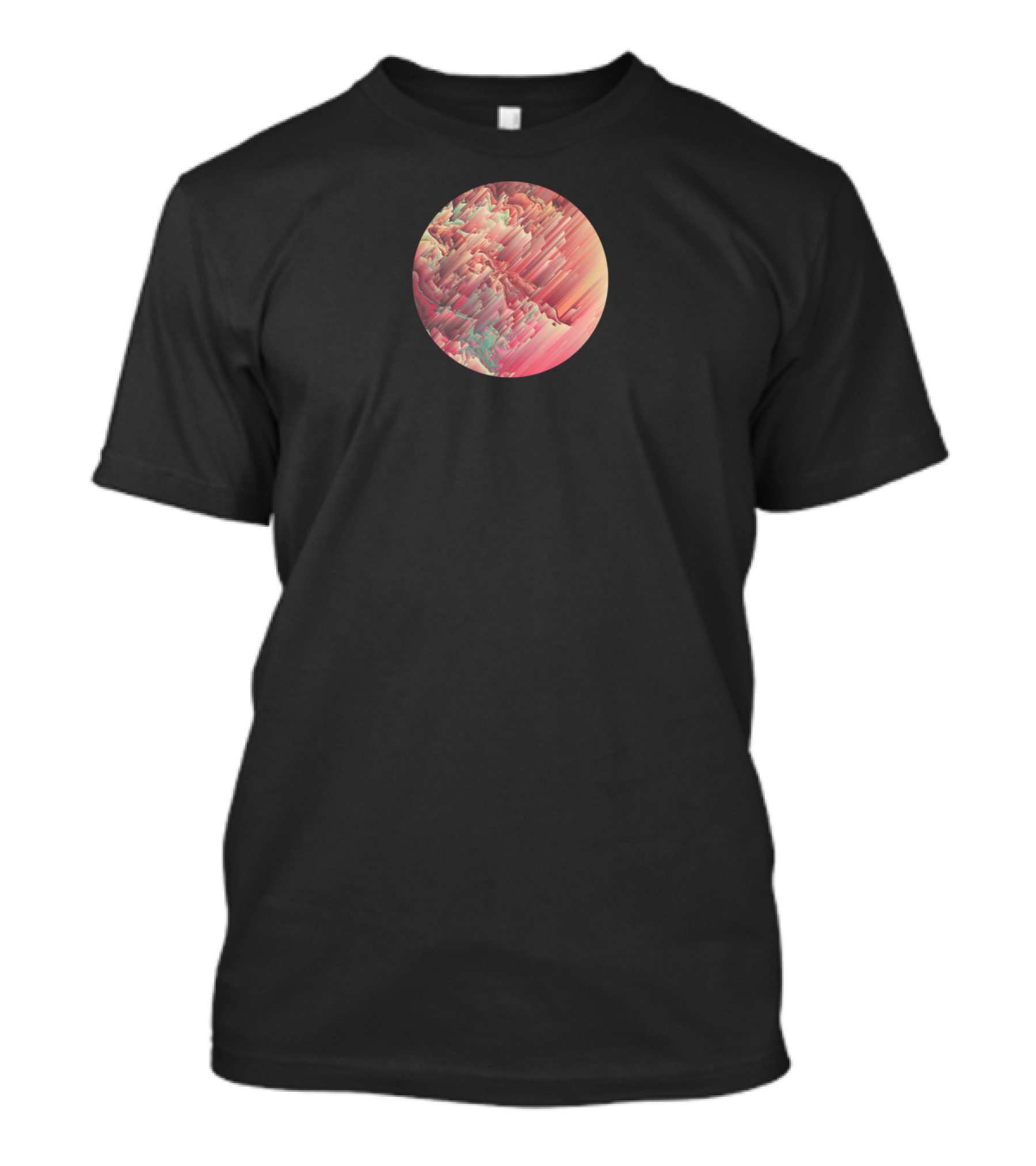 Organza Abstract Circular Fractal T-Shirt