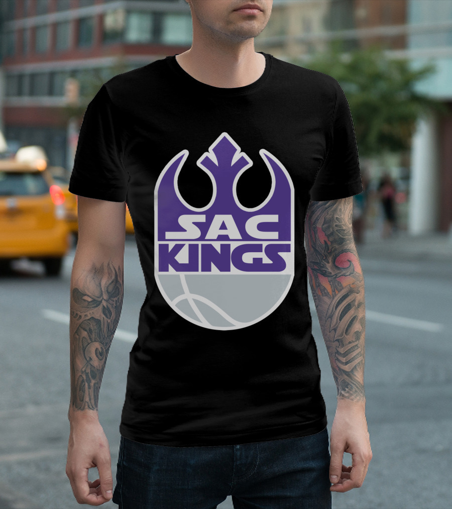 Sac Kings Capital City Rebels Basketball T-Shirt