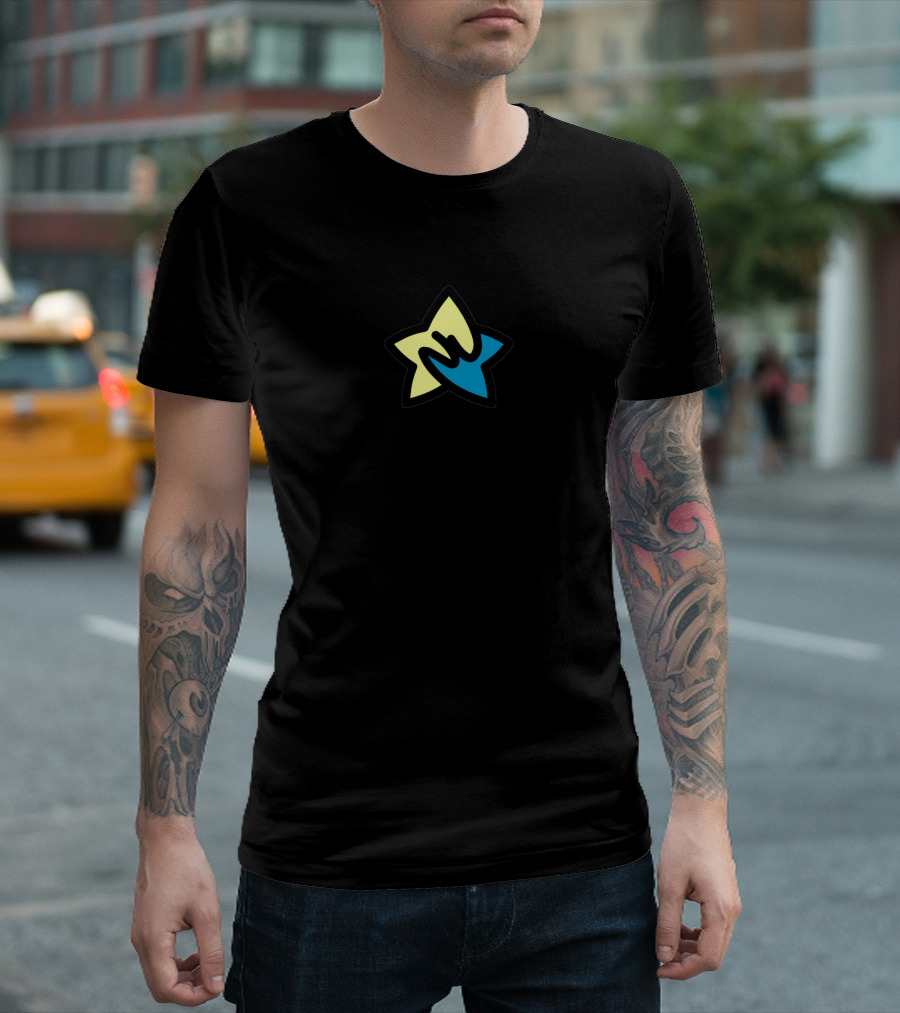 Studio Nustar Yellow Blue Star T-Shirt