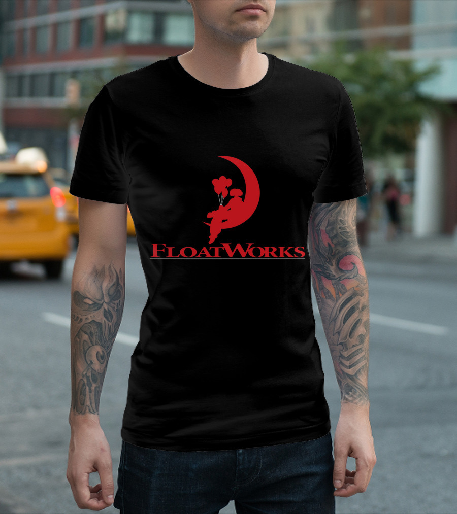 Float Works Red Crescent With Balloon T-Shirt