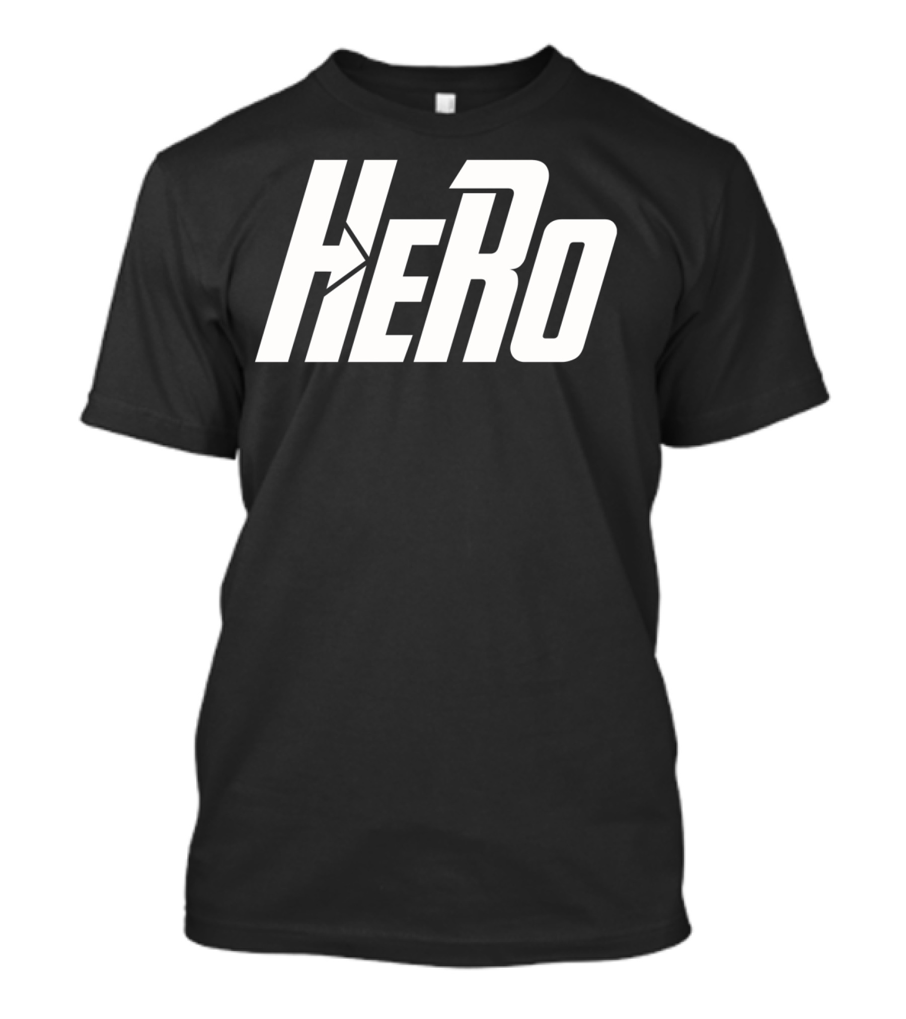 HeRo Text With Lightning Bolt T-Shirt