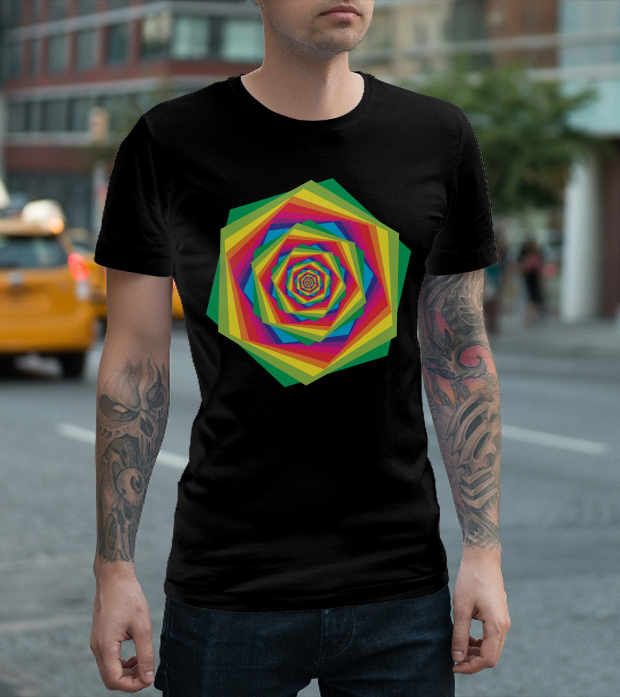 I hate to burst your bubble vibrant geometric spiral T-Shirt
