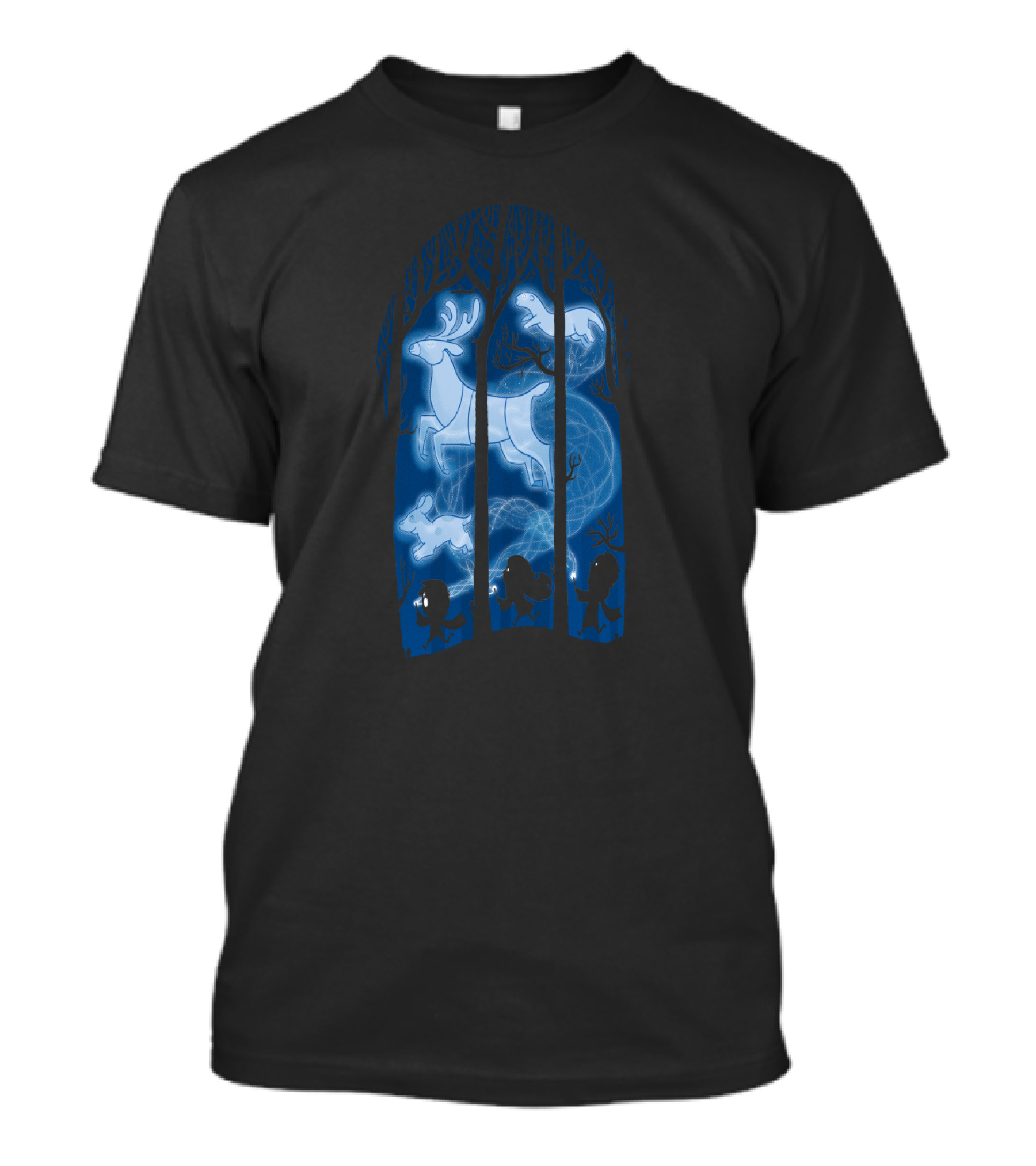 Patronus Forest Race With Stag And Hare T-Shirt