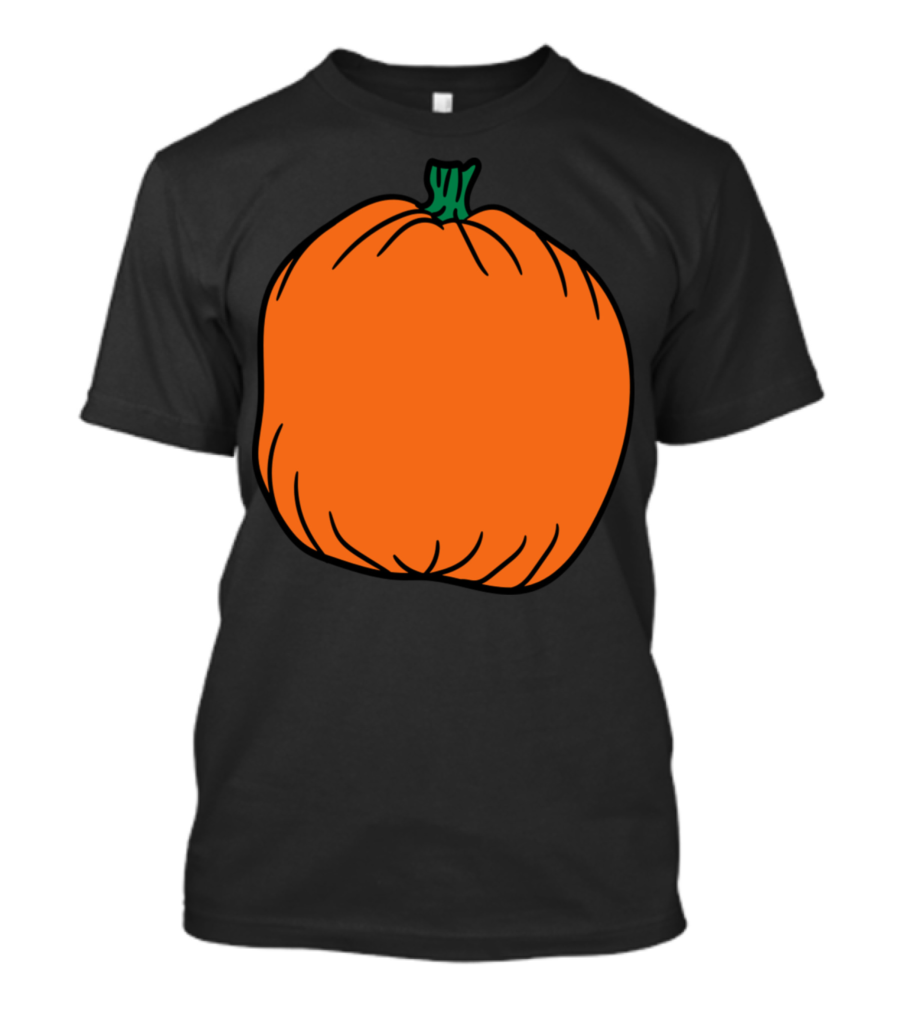 Pumpkin Thick Autumn Iconography T-Shirt