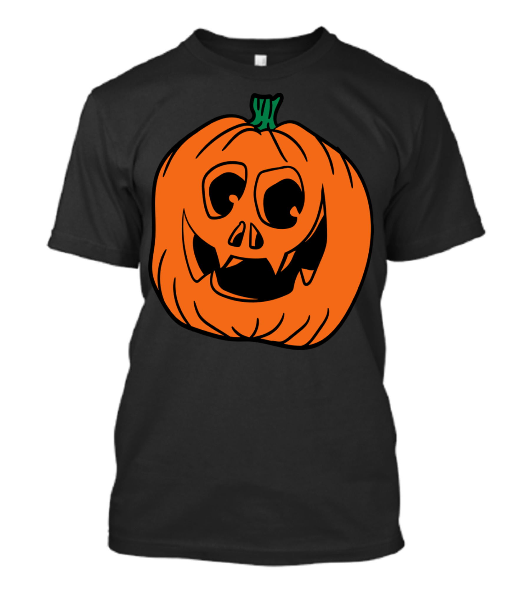 Laughing Pumpkin Face Halloween Jack-O'-Lantern T-Shirt