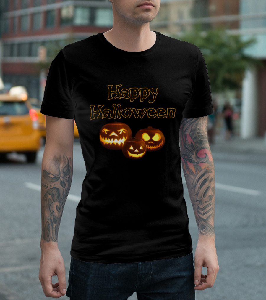 Happy Halloween Pumpkin Friends T-Shirt