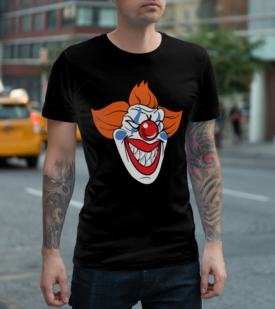 Halloween Horror Scary Clown Monster Zombie T-Shirt