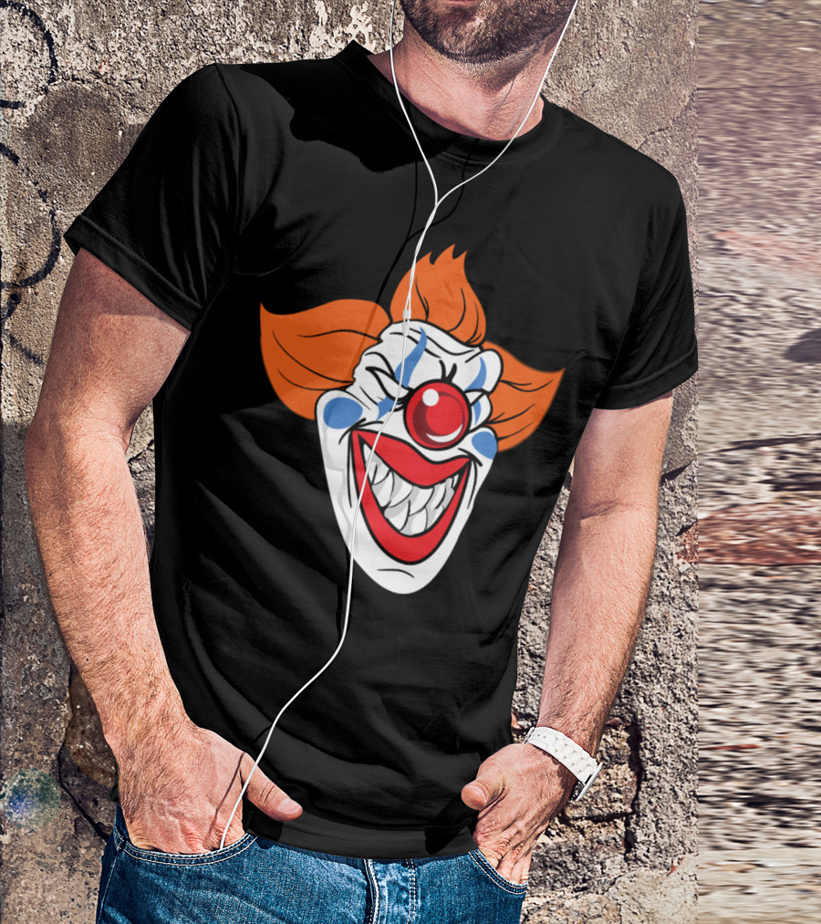 Halloween Horror Scary Clown Monster Zombie T-Shirt