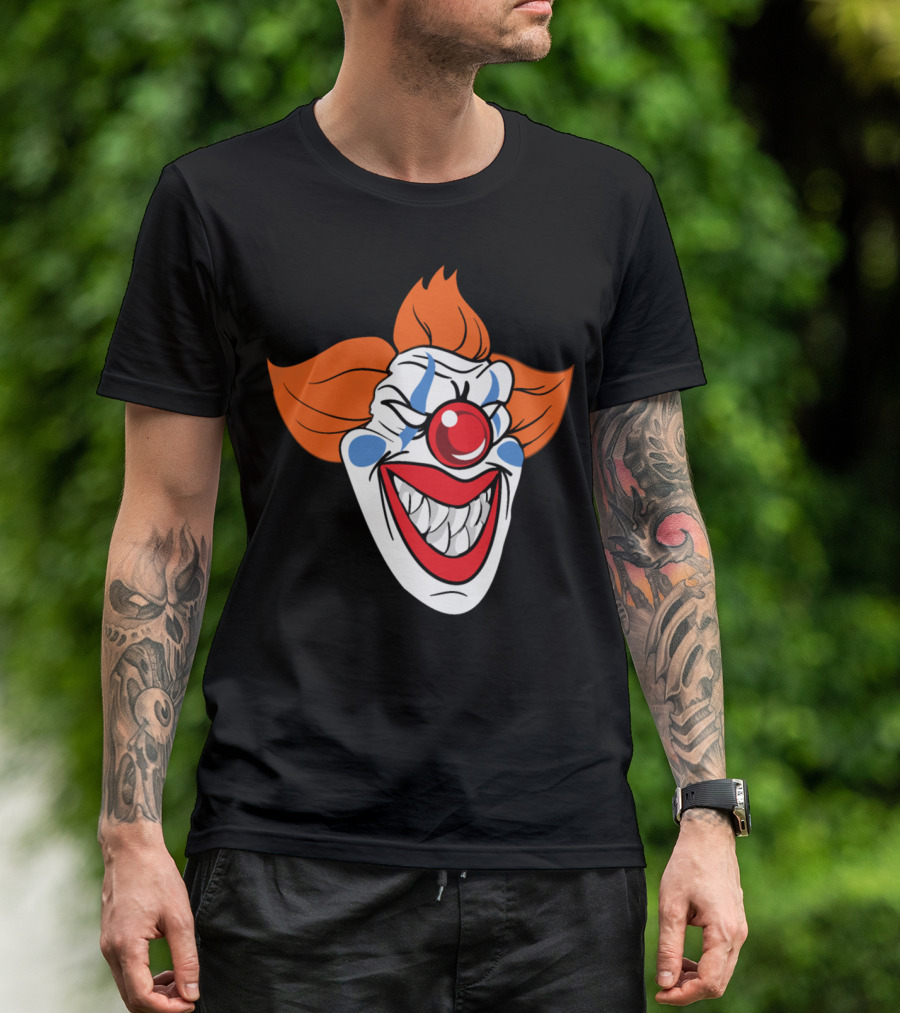 Halloween Horror Scary Clown Monster Zombie T-Shirt
