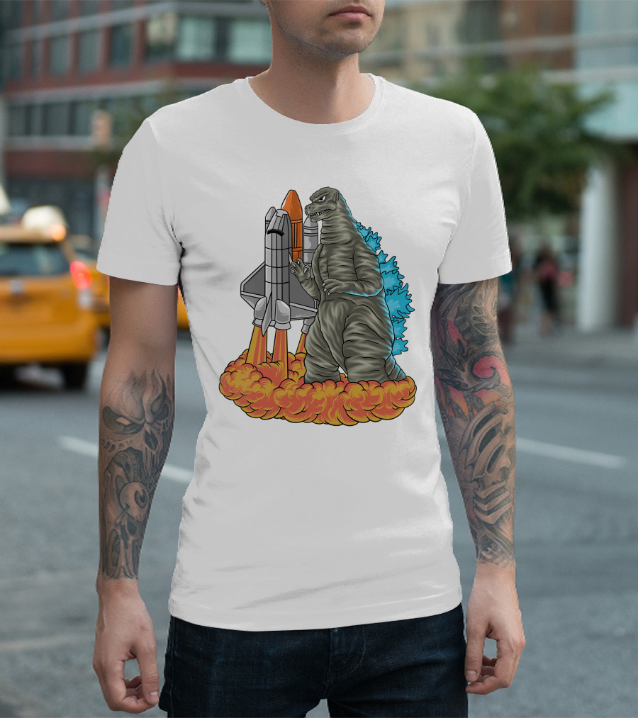 Rudal Zilla Rocket Monster Fusion T-Shirt