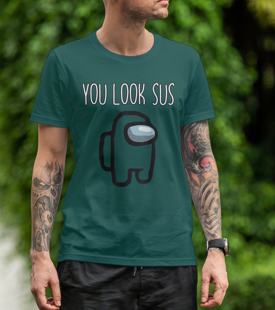 You Look Sus Among Game Us Gamer T-Shirt