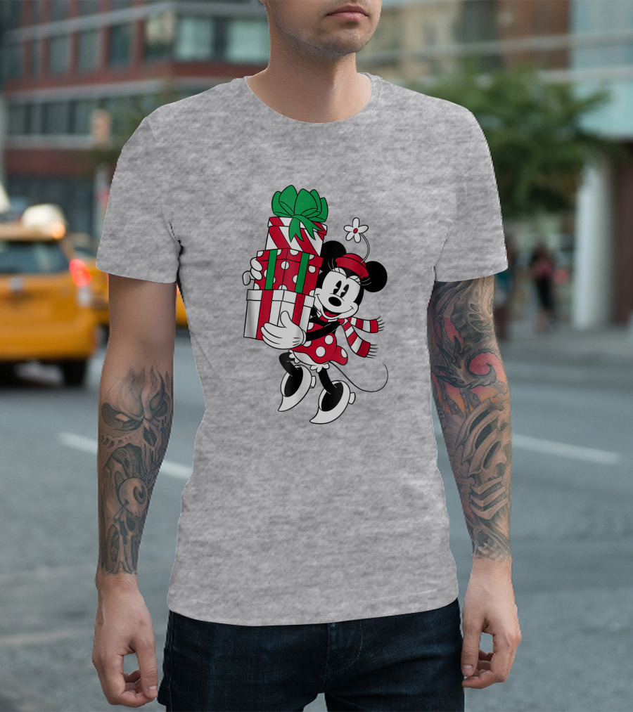 Disney Minnie Mouse Christmas Presents T-Shirt