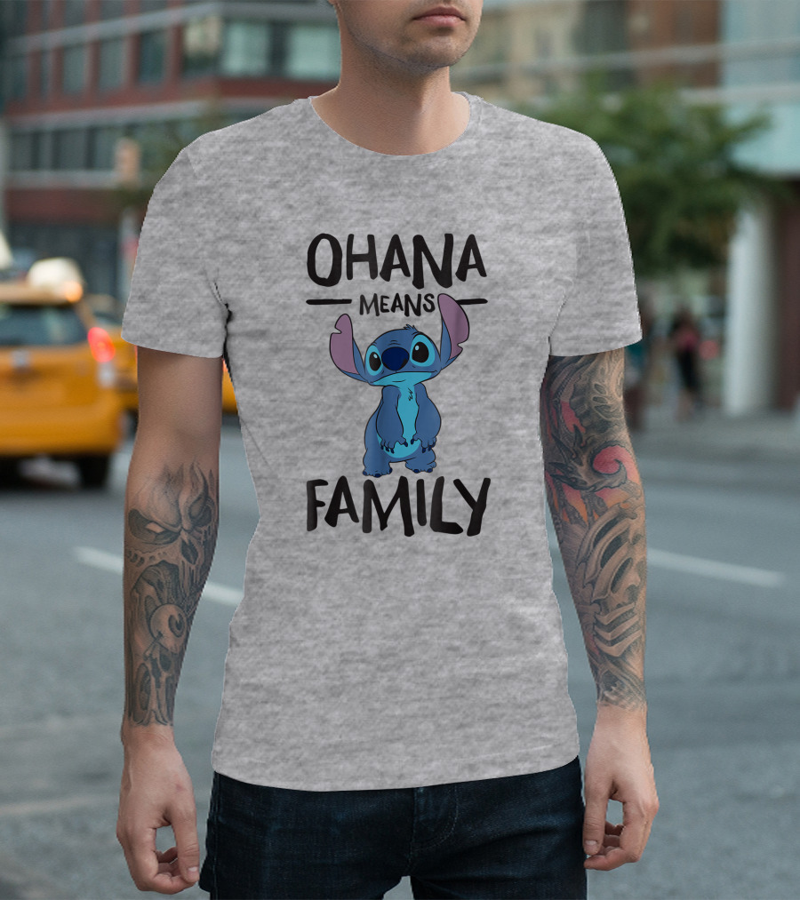 Ohana Means Family Stitch Disney T-Shirt