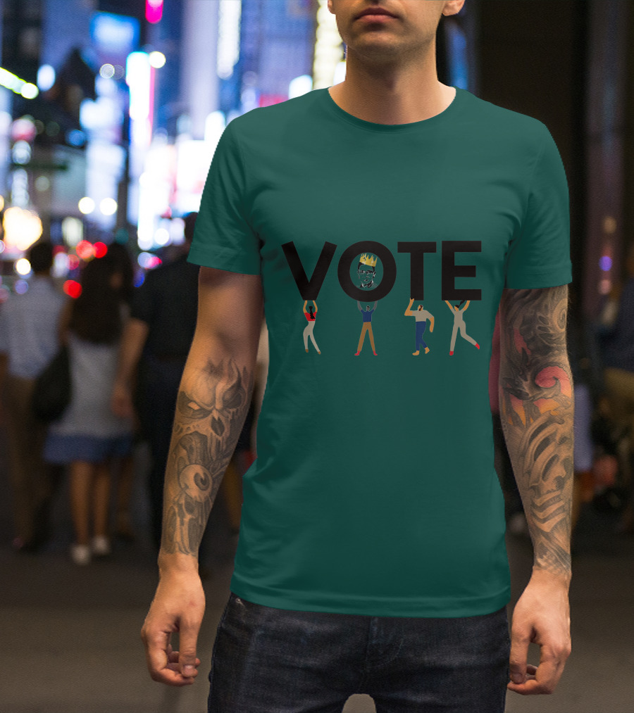Vote Crown Carry Kings Pop T-Shirt