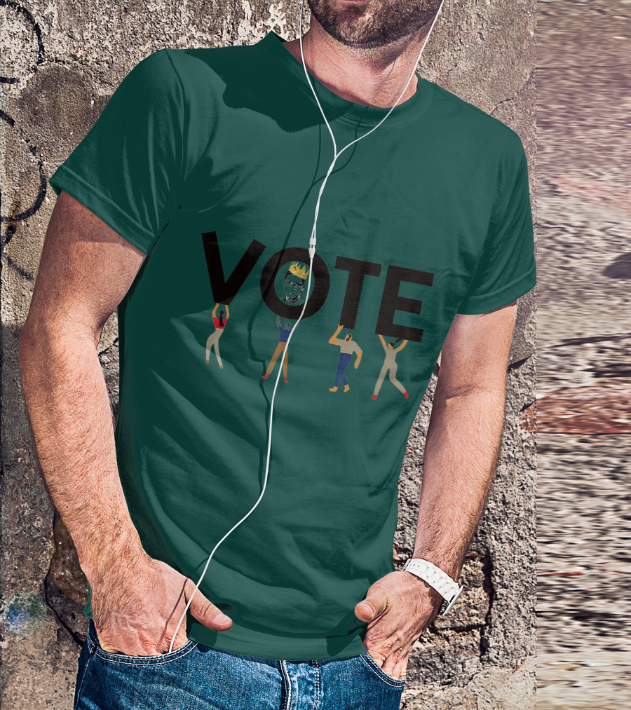 Vote Crown Carry Kings Pop T-Shirt
