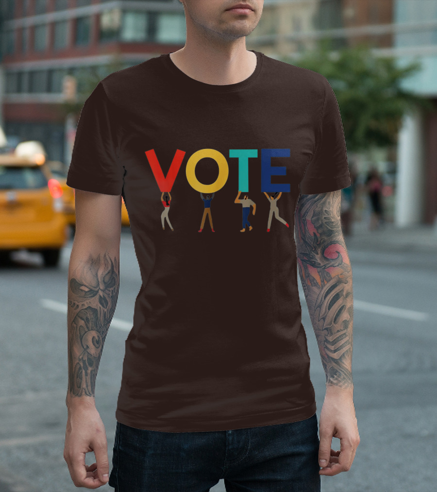 VOTE Patriotic United Colors Representation T-Shirt
