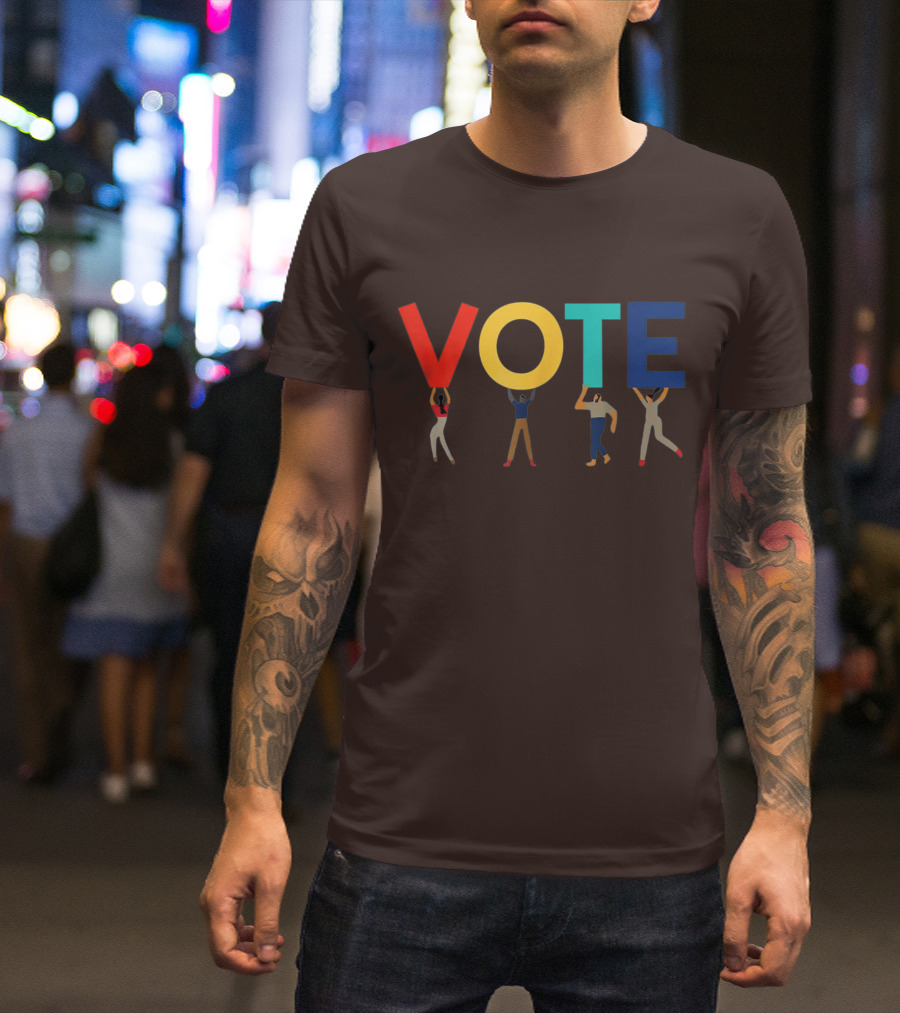 VOTE Patriotic United Colors Representation T-Shirt