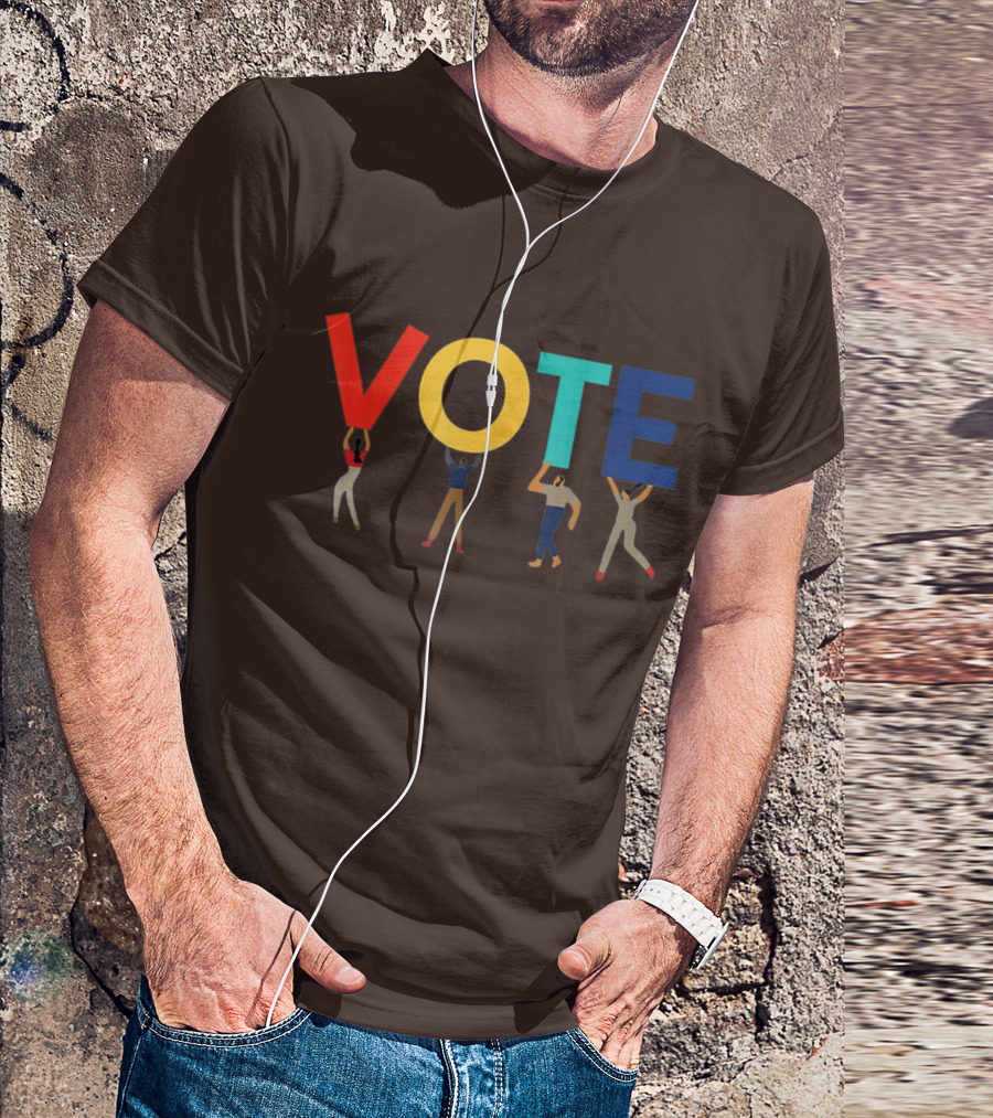 VOTE Patriotic United Colors Representation T-Shirt