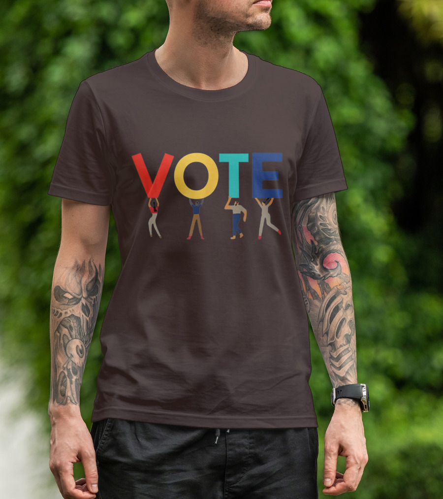 VOTE Patriotic United Colors Representation T-Shirt