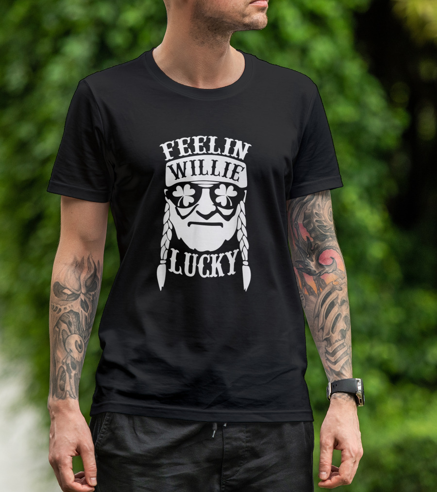 FEELIN WILLIE LUCKY St. Patrick's Day T-Shirt