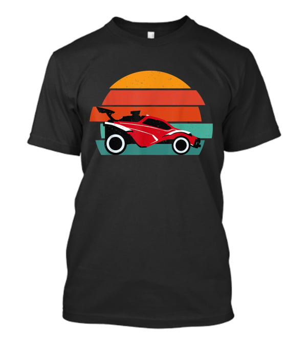 Rocket League Race Car Retro Sunset T-Shirt
