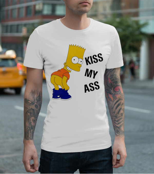 Bart Simpson Kiss My Ass T-Shirt