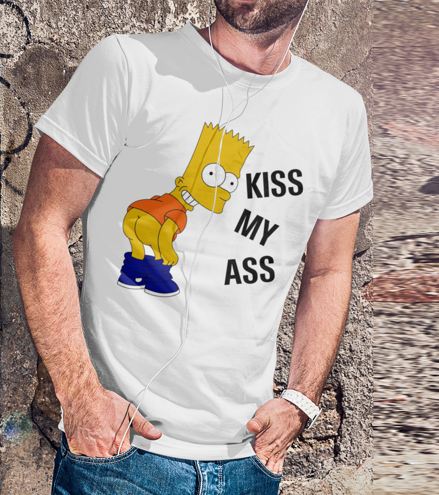Bart Simpson Kiss My Ass T-Shirt