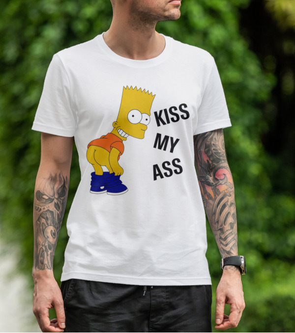 Bart Simpson Kiss My Ass T-Shirt