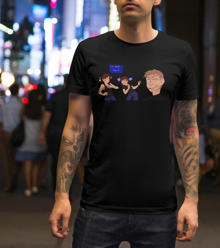 A Shitty Pun Meme Expression Reaction Faces T-Shirt