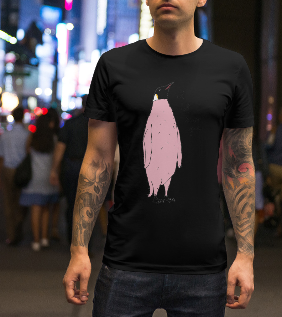 I Look Soooo Good Pink Penguin T-Shirt