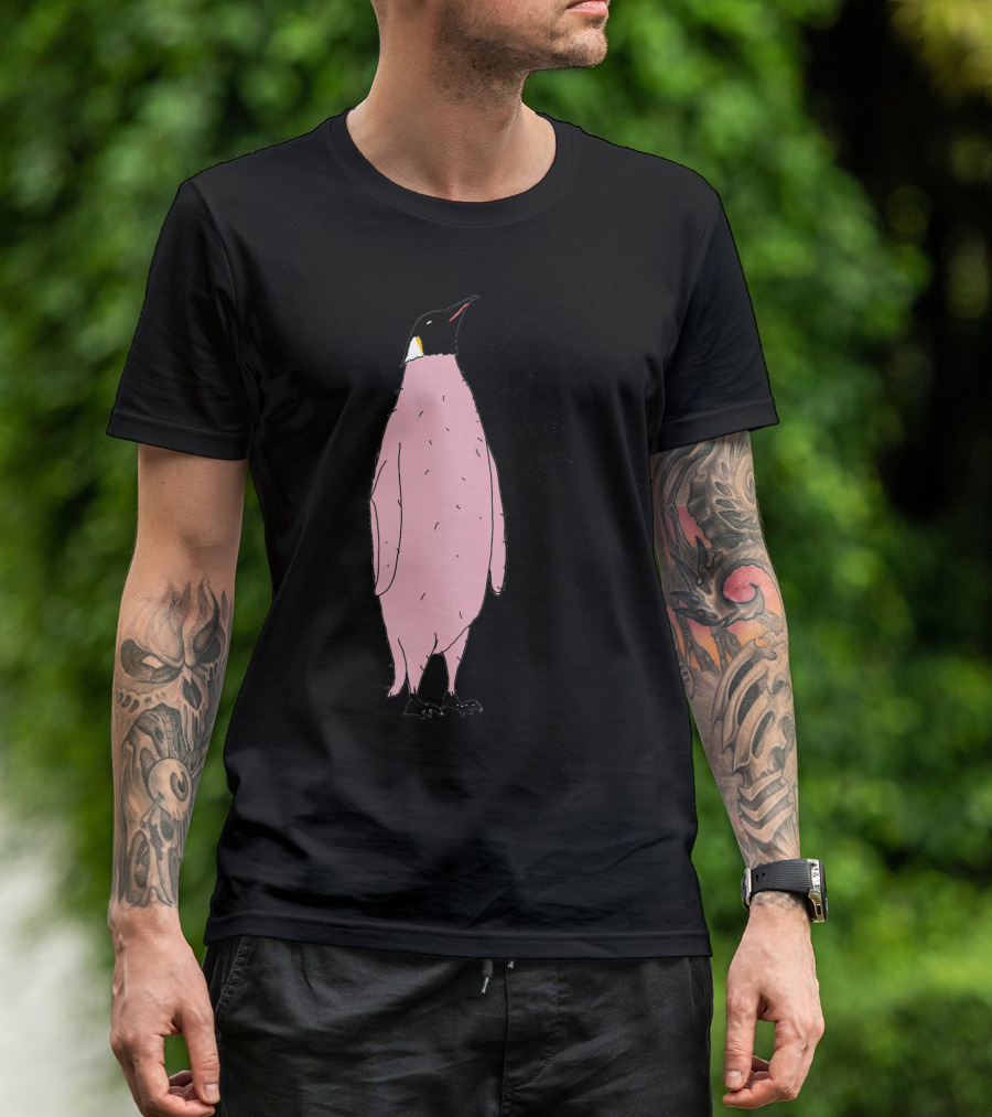 I Look Soooo Good Pink Penguin T-Shirt