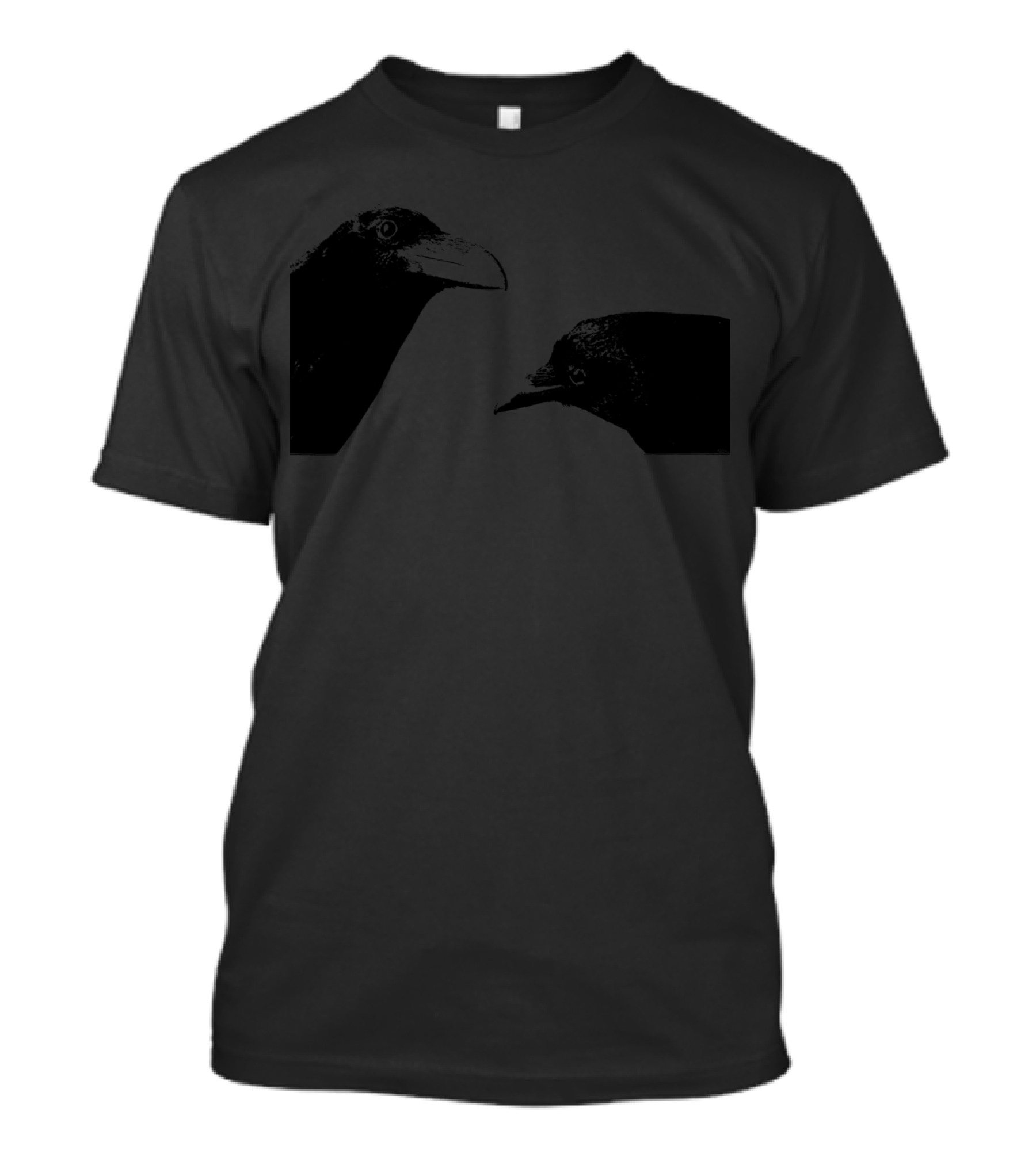 Two Crows Engaging In A Close Encounter T-Shirt