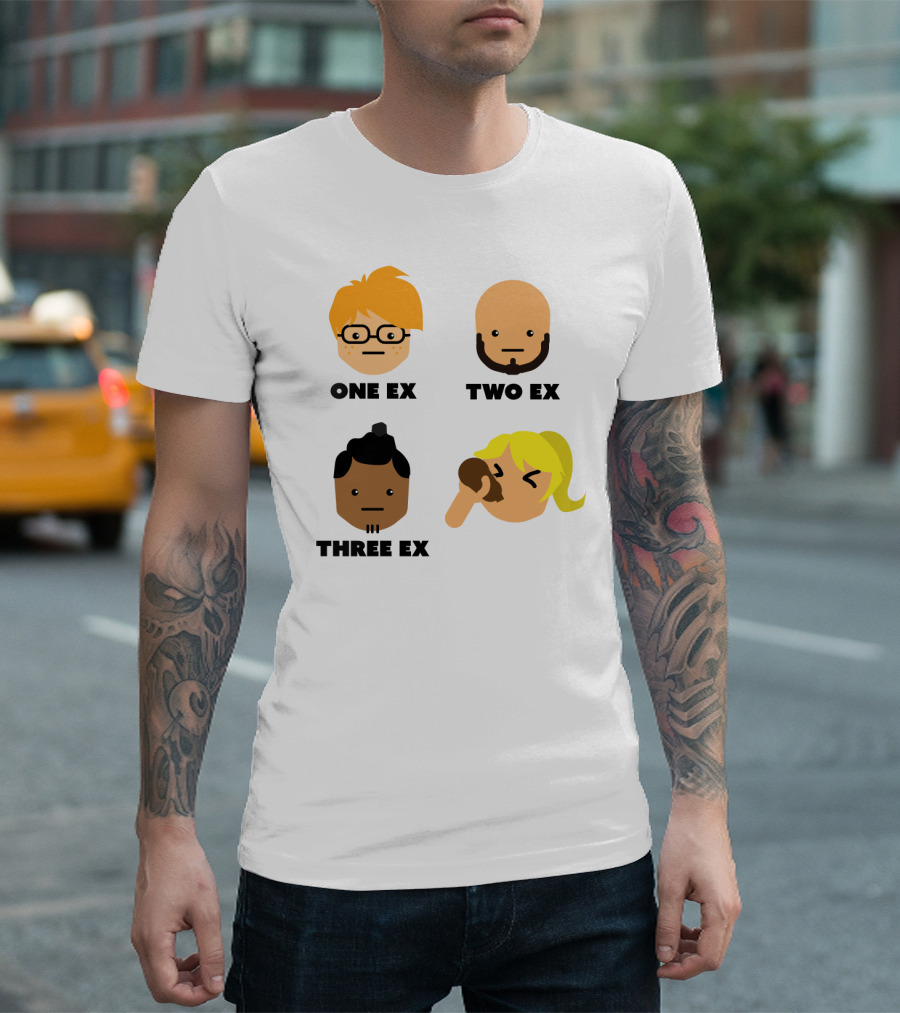 One Ex Two Ex Three Ex Australian Breakups T-Shirt