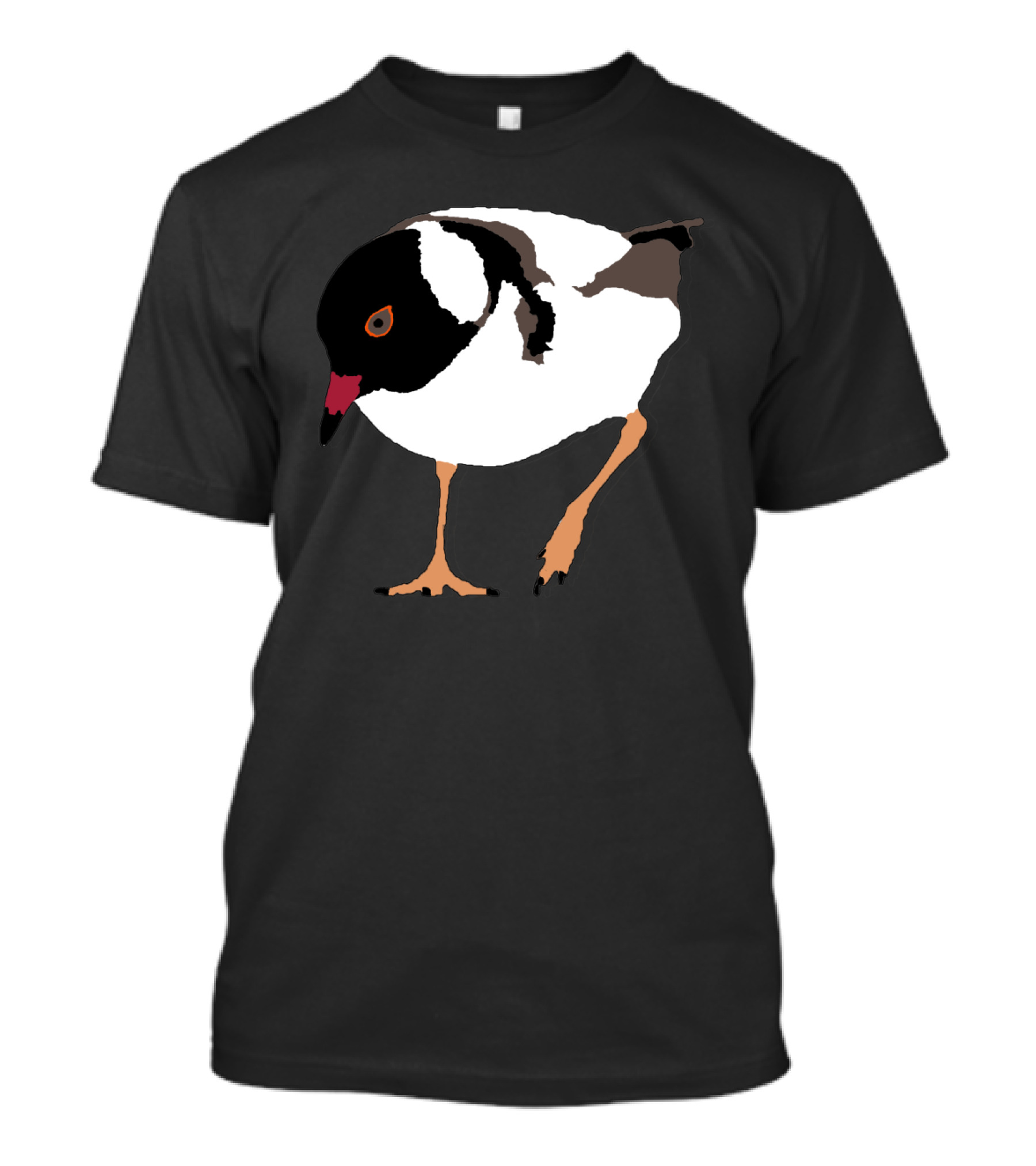 Hooded Plover Bird Native Australian Coastal Species T-Shirt