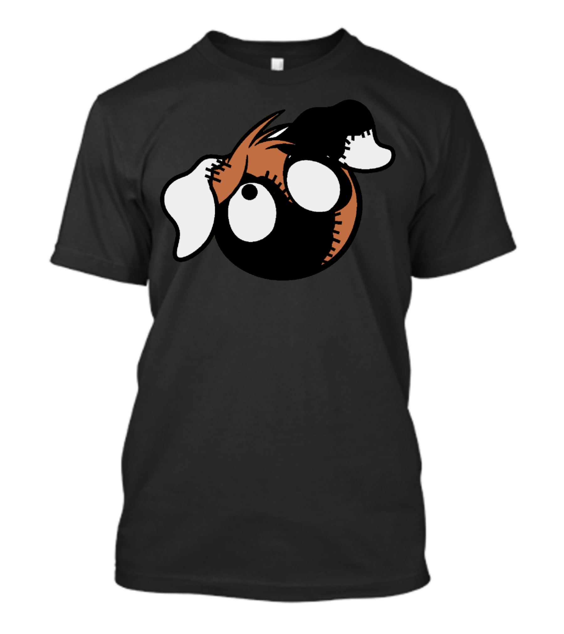 German Shepherd Frankenshepherd Cartoon Canine With Frankenstein-Inspired Stitched Features T-Shirt