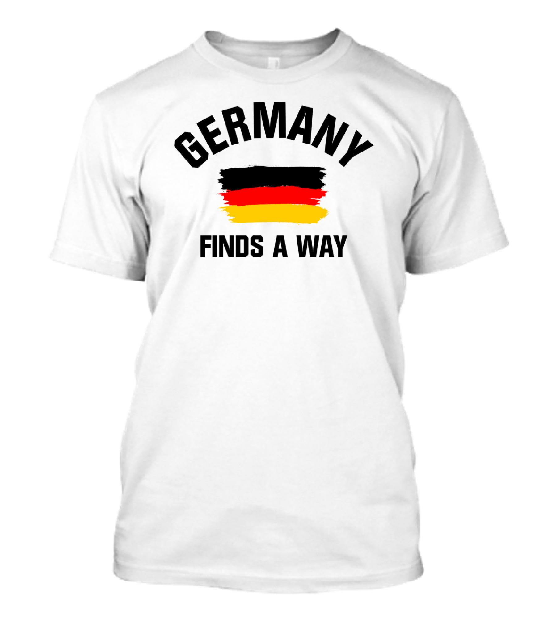 Germany Finds A Way Black, Red, Yellow Flag T-Shirt