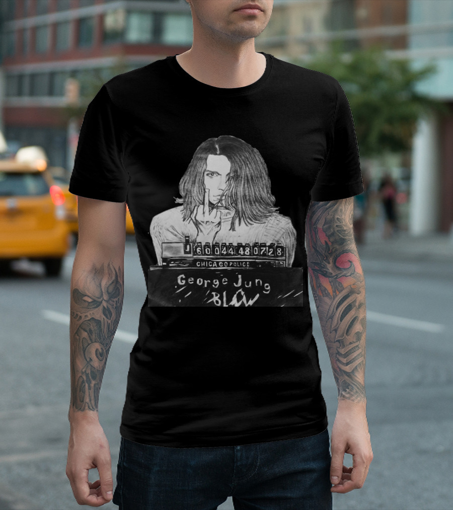 George Jung Chicago Police Mugshot Blow T-Shirt