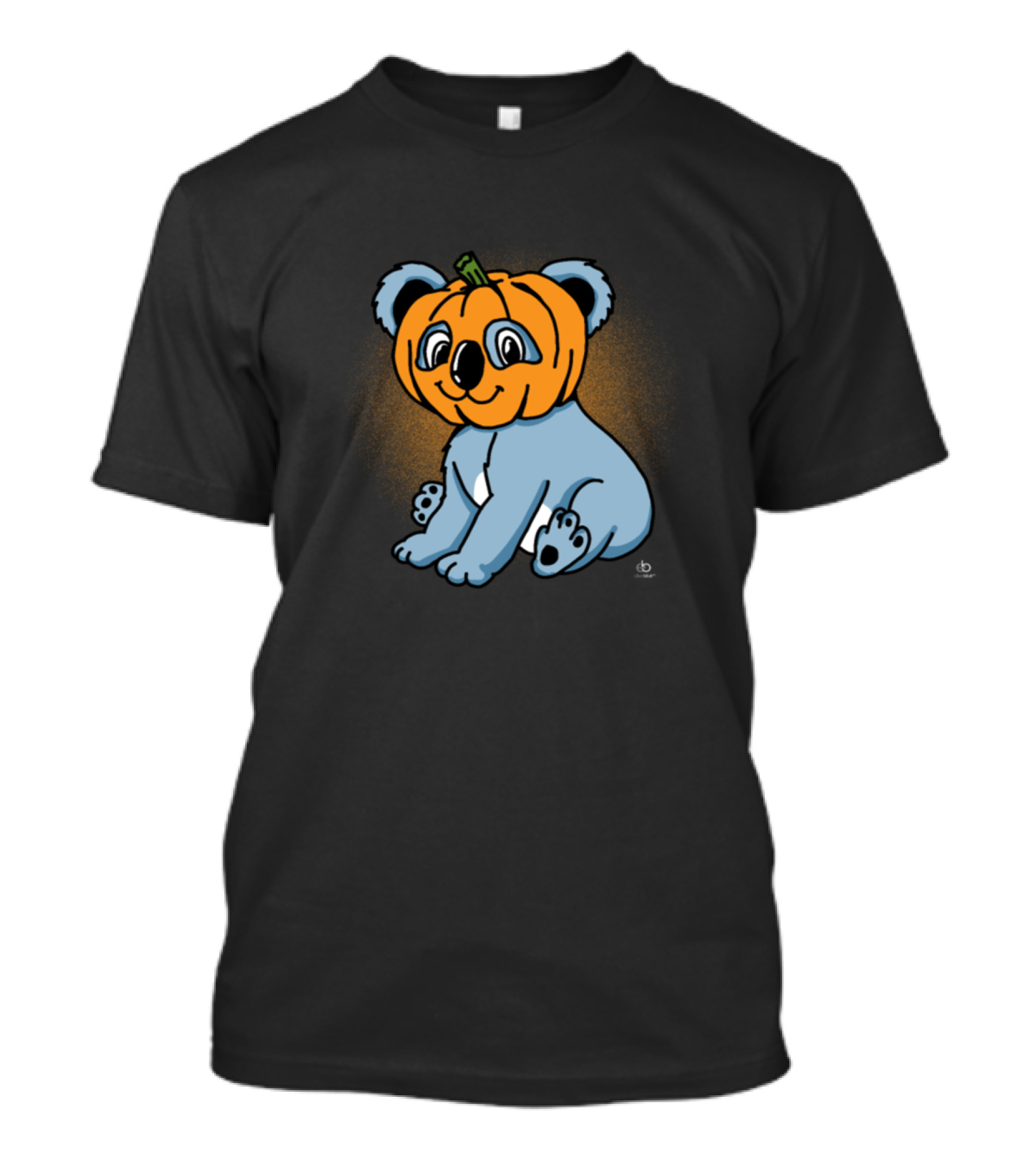 Pumpkin Koala Halloween Cartoon Character T-Shirt