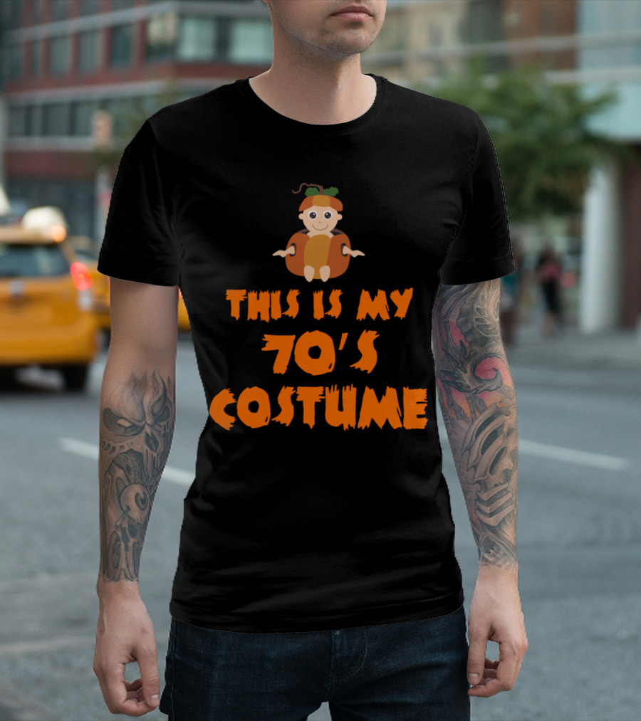 This Is My 70's Costume Cute Pumpkin Baby T-Shirt