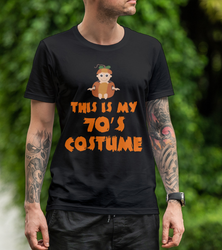 This Is My 70's Costume Cute Pumpkin Baby T-Shirt